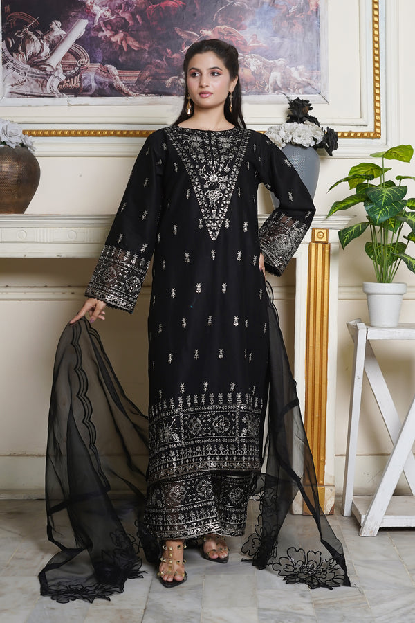 WAL-63 (B) Lawn 3 Pcs Stitched