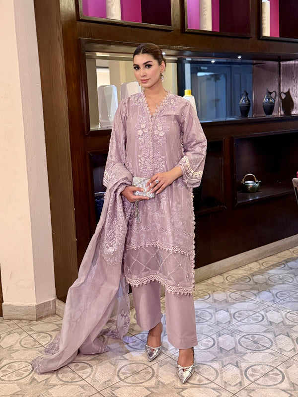 WAL-60 Lawn Stitched 3 Pcs
